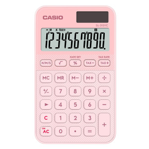 CALCOLATRICE TASCABILE SL-310YC ROSA CASIO COD. SL-310YC-LP-W-EP