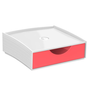 CASSETTIERA COMPONIBILE STORAGE BOX ROSSO FIRST BY CEP COD. 1000110151