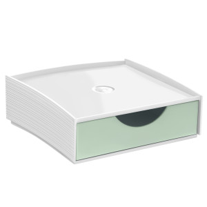 CASSETTIERA COMPONIBILE STORAGE BOX VERDE SALVIA FIRST BY CEP COD. 1000112331