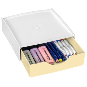 CASSETTIERA COMPONIBILE STORAGE BOX GIALLO CHIARO FIRST BY CEP COD. 1000112451