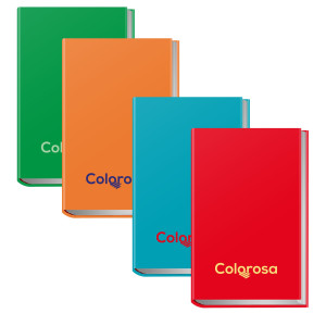 DIARIO 12 MESI COPERTINA RIGIDA ANTIGRAFFIO COLORI ASSORTITI COLOROSA COD. 36DNA00 CONFEZIONE DA 12