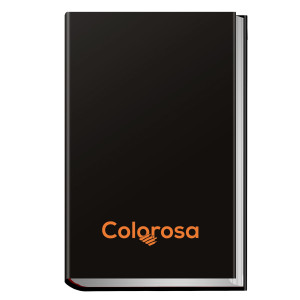 DIARIO 12 MESI COPERTINA RIGIDA ANTIGRAFFIO NERO COLOROSA COD. 36DNA00.N CONFEZIONE DA 6