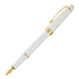 PENNA STILOGRAFICA BAILEY LIGHT PUNTA M FUSTO BIANCO/ORO CROSS COD. E011045