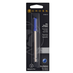 BLISTER 1 REFILL SLIM BLU PER SFERA CLICK CROSS PUNTA 1,0MM COD. E200036