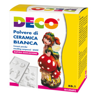 POLVERE DI CERAMICA BIANCA 1KG DECO COD. 05695