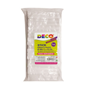 1 KG COLLA STICK A BASSA TEMPERATURA 10CM X DIAM. 11MM DECO COD. 06165/1000