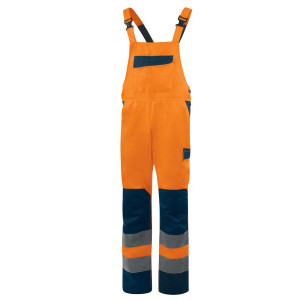 SALOPETTE ALTA VISIBILITA' M1SA2HV TG XL ARANCIO FLUO DELTAPLUS COD. M1SA2HVORXG
