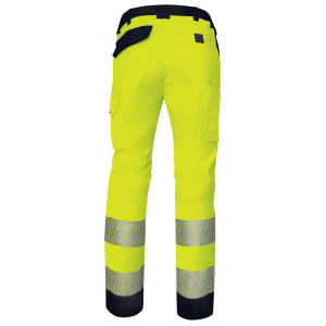 PANTALONI MULTITASCHE ALTA VISIBILITA' M2PA3S TG XL GIALLO FLUO DELTAPLUS COD. M2PA3STRHVJAXG