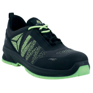 CALZATURA DI SICUREZZA MARATONA S1PS SR N 42 NERO/GIALLO DELTAPLUS COD. MARATSPSJA42