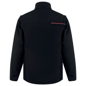 SOFTSHELL 2IN1 SOCCIA TG L NERO/ROSSO DELTAPLUS COD. SOCCINOGT