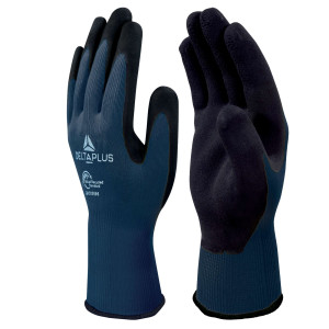 GUANTI VV733GREEN PL/PALMO SCHIUMA DI LATTICE TG 09 BLU DELTAPLUS COD. VV733GREEN09