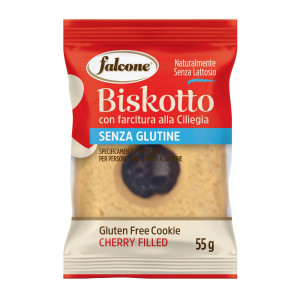 BISCOTTI FARCITI CILIEGIA BISKOTTI 55GR FALCONE COD. BIKCI407 CONFEZIONE DA 40