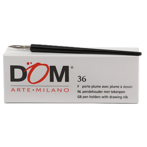SET 36PZ PENNINO + MANICO PORTAPENNINI NERO DOM COD. 13376
