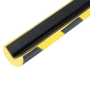 PROFILO PARACOLPI ANGOLARE MAGNETICO C25R GIALLO/NERO 1M DURABLE COD. 1110-130