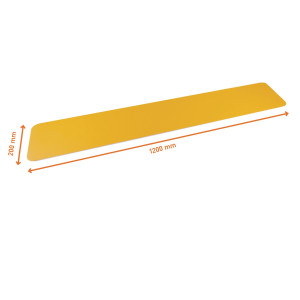 STRISCIA PEDONALE DI RICAMBIO ADESIVA 200 X 1200 MM DURABLE COD. 1811-04