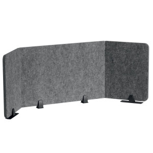 PANNELLO DIVISORIO DA SCRIVANIA EFFECT 160 PIEGHEVOLE IN FELTRO 1,6 M DURABLE COD. 3135-58