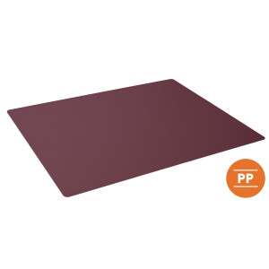 SOTTOMANO IN PP OPACO ROSSO 53X40CM DURABLE COD. 7132-03