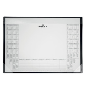 SOTTOMANO IN PP CON 25FG C/CALENDARIO BIENNALE 60X43CM DURABLE COD. 7298-01