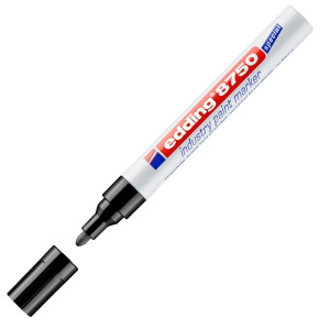 MARCATORE SPECIALE A VERNICE EDDING 8750 NERO COD. E-8750 NERO