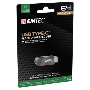 EMTEC MEMORIA TYPE-C  C280 64GB COD. ECMMD64GC283