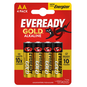 BLISTER 4 PILE STILO ALKALINE AA 1,5V ENERGIZER COD. U500006
