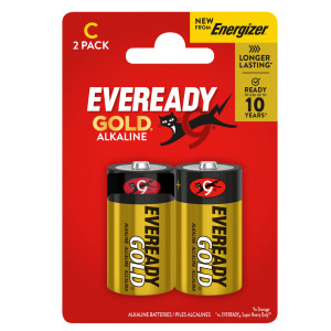 BLISTER 2 PILE MEZZATORCIA ALKALINE C 1,5V ENERGIZER COD. U500014