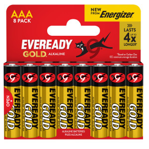BLISTER 8 PILE MINISTILO ALKALINE AAA 1,5V ENERGIZER COD. U500023