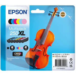 EPSON MULTIPACK BK/C/M/Y/CL/MK_250XL CLARIA PHOTO 10,2 ML COD. C13T16P84010