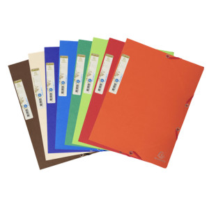 CARTELLA 3 LEMBI C/ELASTICO 24X32CM COLORI ASS. 380G 56980E FOREVER EXACOMPTA COD. 56980E CONFEZIONE DA 25