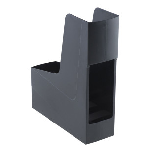 PORTARIVISTE G2D NERO IN PS RICICLATO 30X9X25,8CM FELLOWES COD. 17301