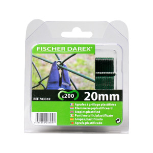200 PUNTI PER RETI 20MM VERDI FISCHER DAREX COD. 1199604