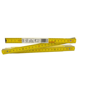 METRO PIEGHEVOLE IN LEGNO 2M FISCHER DAREX COD. 198125