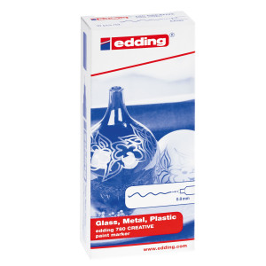 MARCATORE EDDING 780 PUNTA EXTRA FINE VERNICE NERO COD. 4-780-9-001