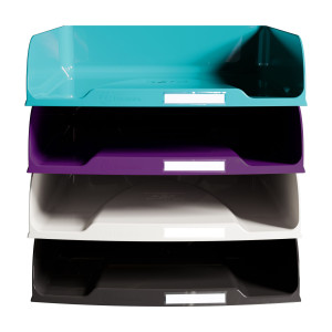 SET DA 4 VASCHETTE PORTACORRISPONDENZA COMBO STYLI TITANE - 4 COLORI ASSORTITI COD. 111101SETD