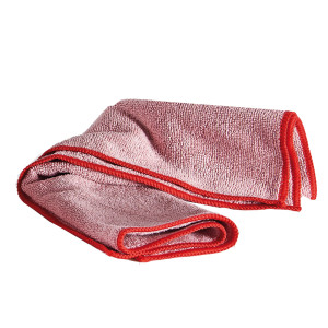 PACK 10 PANNI MICROFIBRA 40X40CM ROSSO ULTREGA PERFETTOFACTORY COD. 26601