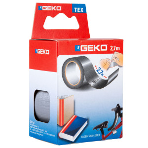 NASTRO ADESIVO TELATO TEX GRIGIO 38MMX2,7MT GEKO COD. 8143000015