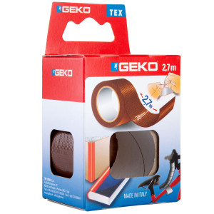 NASTRO ADESIVO TELATO TEX MARRONE 38MMX2,7MT GEKO COD. 8143000016
