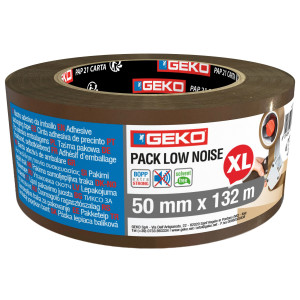 NASTRO DA IMBALLO PP LOW NOISE 50MMX132MT AVANA GEKO COD. 8180200001