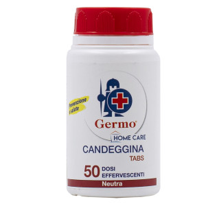 BARATTOLO DA 50 PASTIGLIE CANDEGGINA TABS NEUTRO GERMO COD. T201