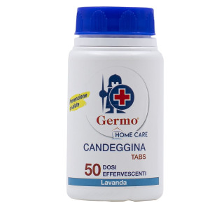 BARATTOLO DA 50 PASTIGLIE CANDEGGINA TABS LAVANDA GERMO COD. T202