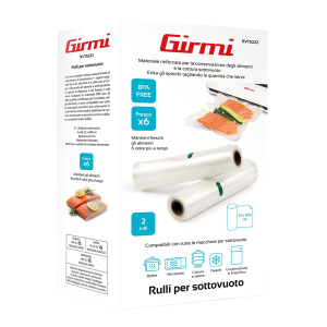 CONF. 2 RULLI PER SOTTOVUOTO 22X500CM GIRMI (DELIST COD. RVT5222