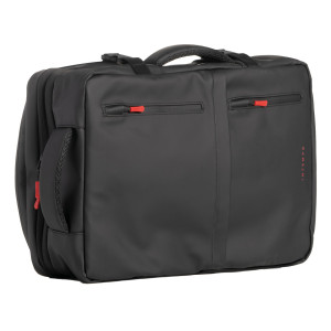 ZAINO TRAVEL BACKPACK DROP2GO GOMMA ANTIPIOGGIA DIM. 30X15X45CM NERO INTEMPO COD. 9235DRB