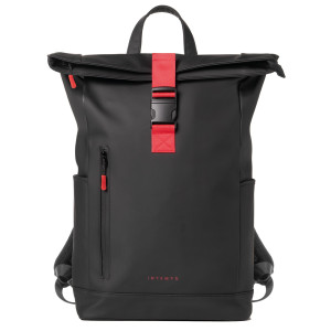 ZAINO ROLL-TOP DROP2GO GOMMA ANTIPIOGGIA DIM. 30X42X14CM NERO INTEMPO COD. 9239DRB
