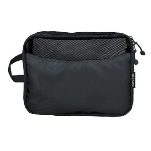 SET 3 ORGANIZER DA VIAGGIO EXPLORA TESSUTO TECNICO DIMENSIONI ASSORTITE NERO LEB COD. 82263.