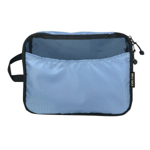 SET 3 ORGANIZER DA VIAGGIO EXPLORA TESSUTO TECNICO DIMENSIONI ASSORTITE AZZURRO COD. 82264.