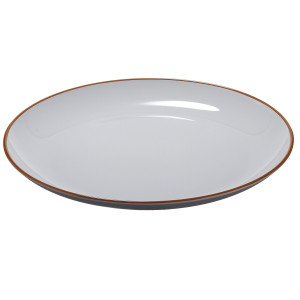 PIATTO PIANO RPET D27,5X2,8CM GRIGIO LEONE COD. N0007