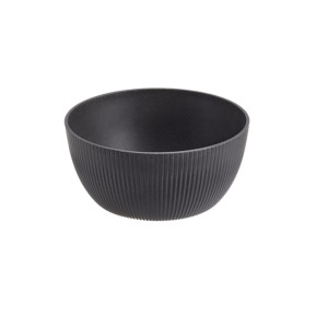 CIOTOLA BUFFET TONDA NORWAY D23X10,5CM MELAMINA ANTRACITE LEONE COD. T8801.Z