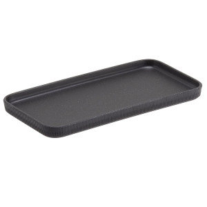 VASSOIO BUFFET NORWAY 27,5X13,2X1,7CM MELAMINA ANTRACITE LEONE COD. T8804.Z