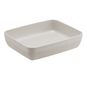 VASCHETTA BUFFET NORWAY 32,5X26,5X7,5CM MELAMINA AVORIO LEONE COD. T8809.Y