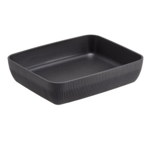 VASCHETTA BUFFET NORWAY 32,5X26,5X7,5CM MELAMINA ANTRACITE LEONE COD. T8809.Z